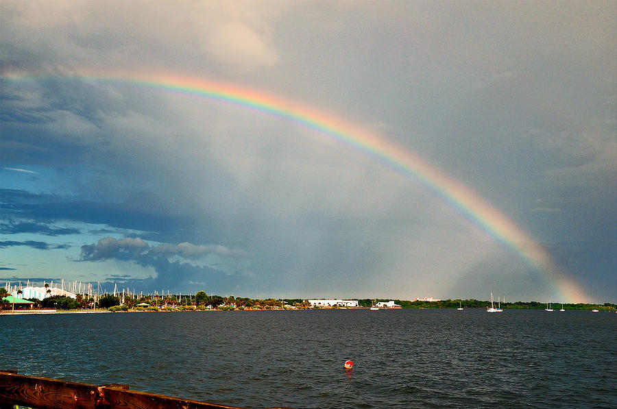 Rainbow rays Photograph by Davids Digits - Pixels