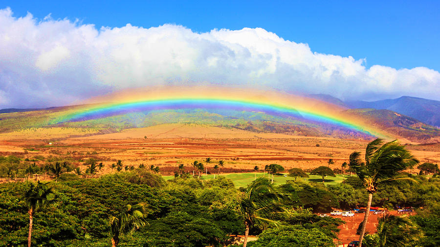 Maui Photograph - Rainbow by Robert Aycock Maui Photograph - Rainbow by Robert Aycock