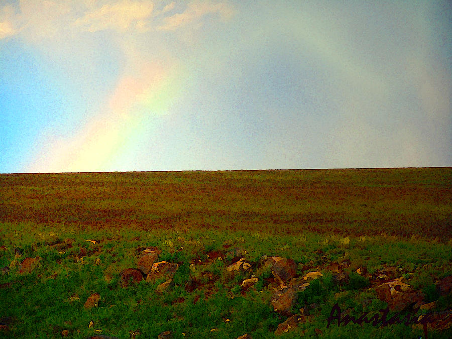 Rainbow Smear Over Prairie Photograph by Anastasia Savage Ealy