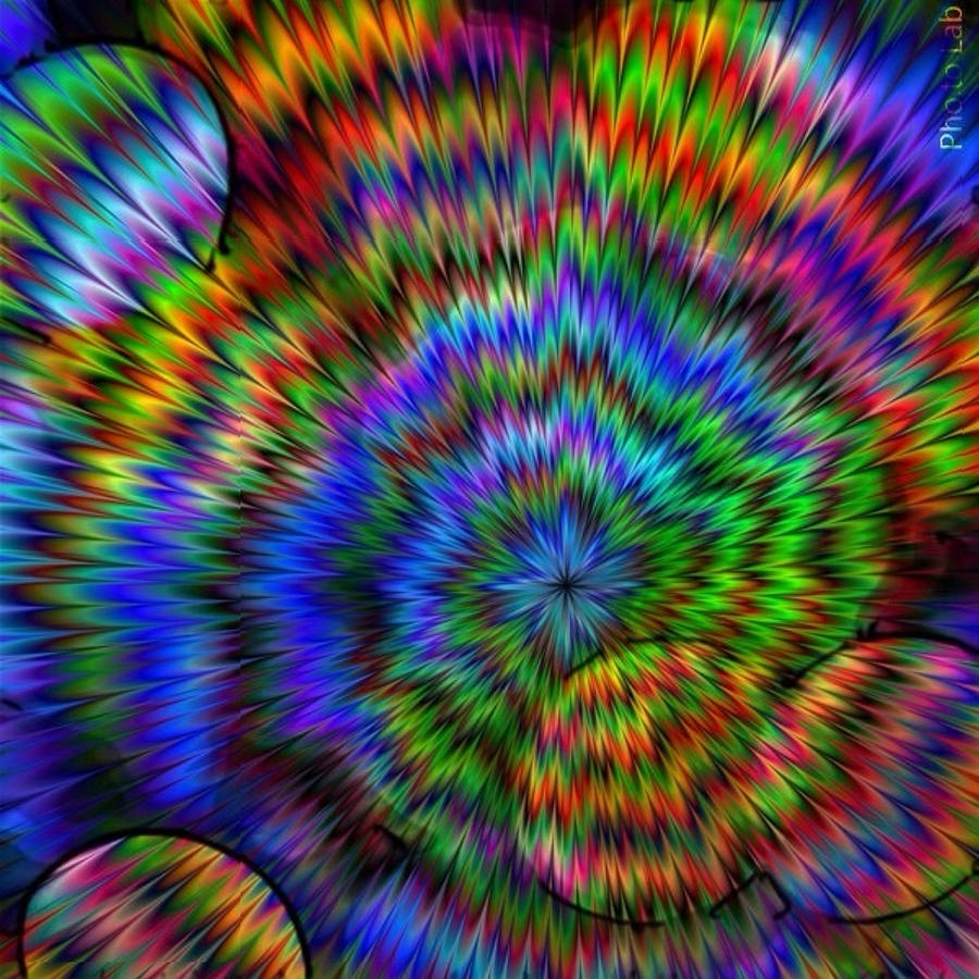 Rainbow Super Nova Digital Art by Karen Buford