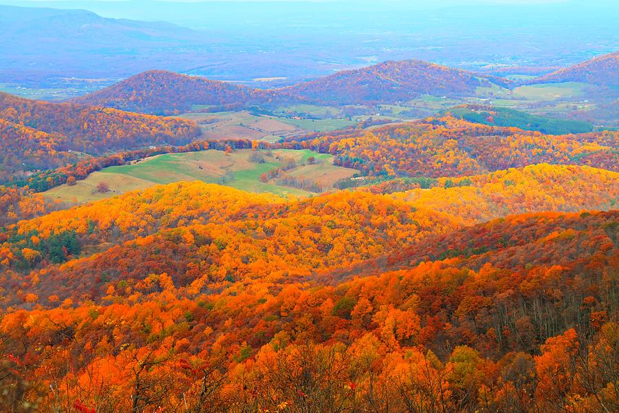 Autumn Photograph - Rainbow Valley by Candice Trimble Autumn Photograph - Rainbow Valley by Candice Trimble