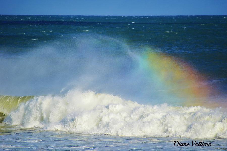 Rainbow Wave Photograph by Diane Valliere | Fine Art America