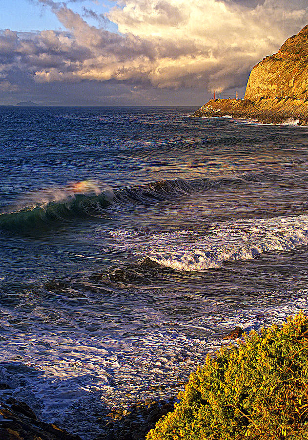 California Photograph - Rainbow Wave by Ron Regalado