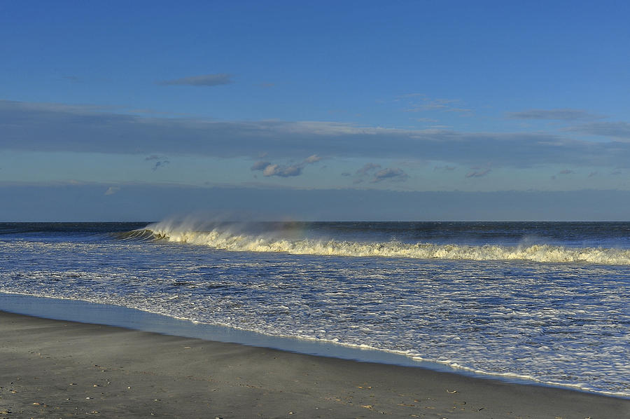 Rainbow Wave Seaside New Jersey Photograph by Terry DeLuco