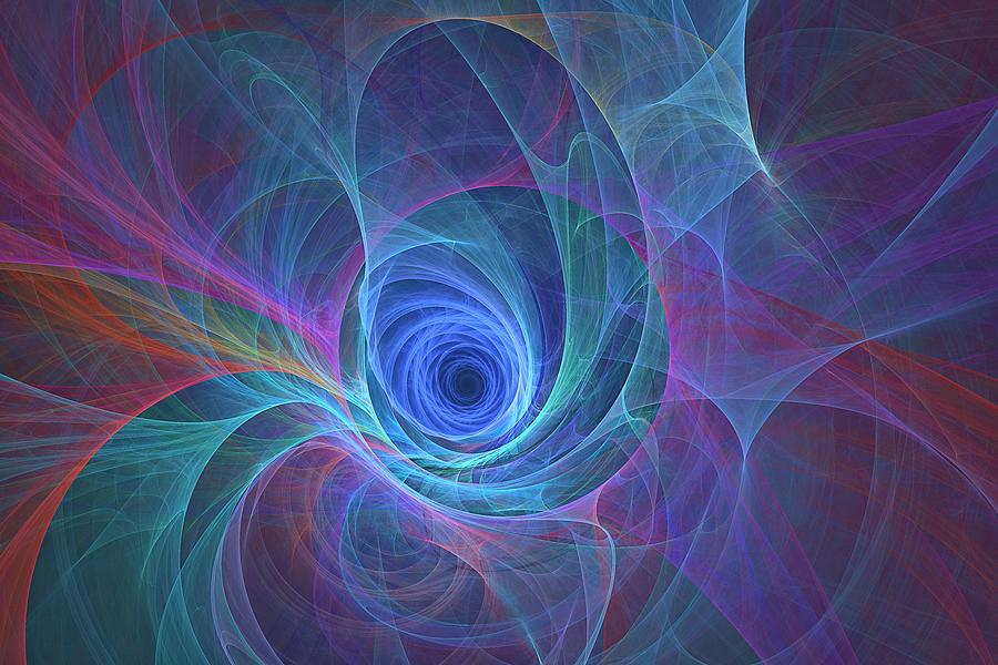 Rainbow Whirlpool Digital Art by Doug Morgan - Pixels