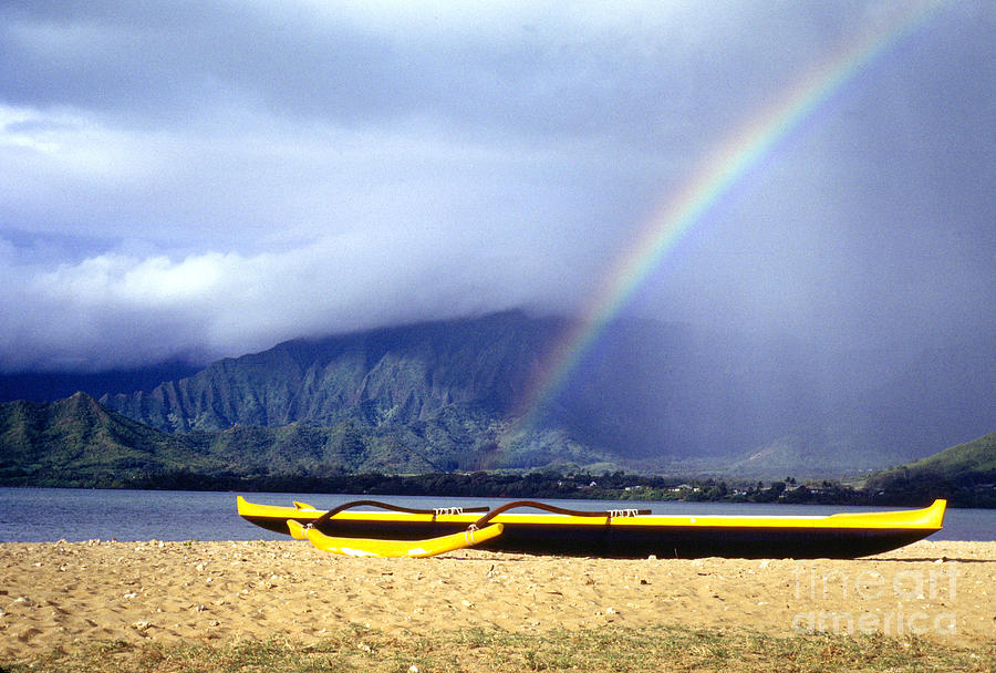 Rainbow Windward Oahu Photograph by Thomas R Fletcher