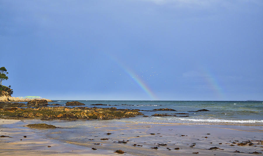 Rainbows - Denhams Beach - Australia Photograph by Steven Ralser