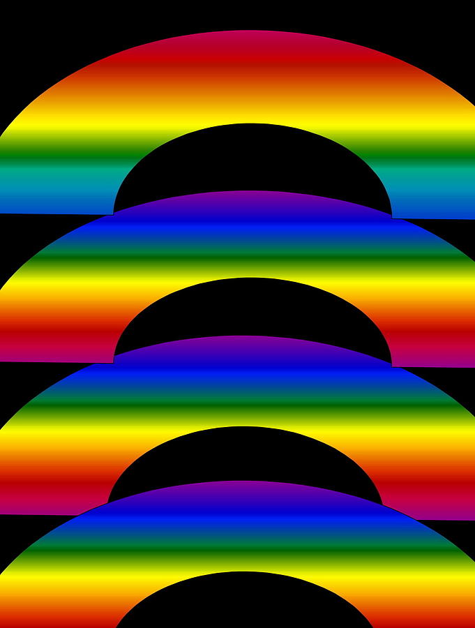 Rainbows Digital Art by Gayle Price Thomas