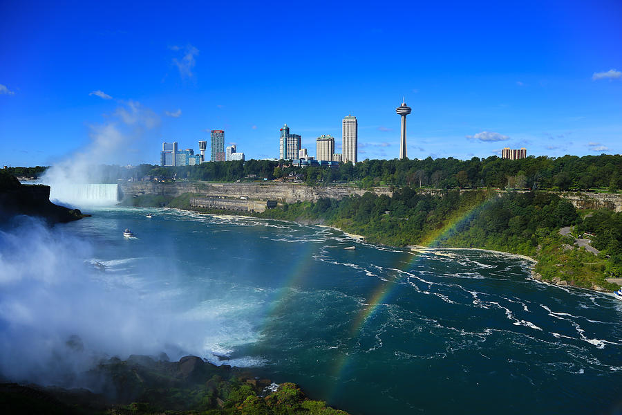 Rainbows Over Niagara Photograph by Rachel Cohen