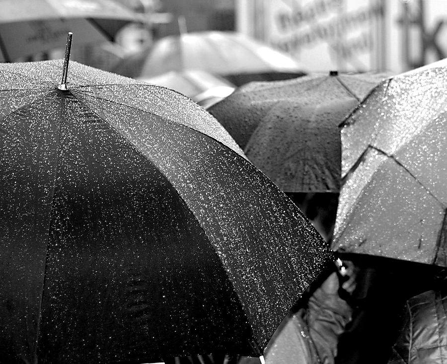 Rainbrellas Photograph by Christopher McKenzie