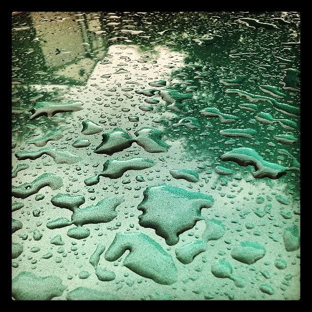 Car Photograph - #raindrops Keep Fallin by Glen Abbott