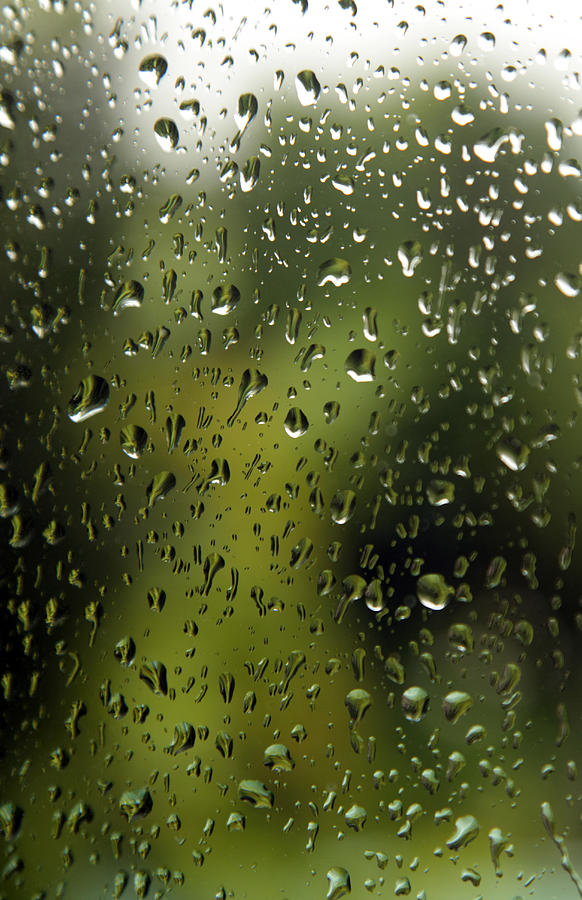 Raindrops on my window Photograph by Chris Clark