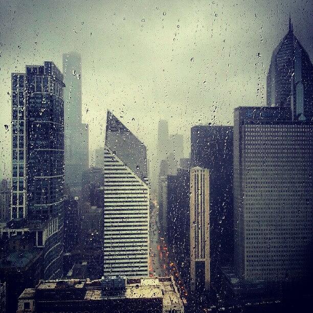 Chicago Photograph - Raindrops On My Window by Jill Tuinier