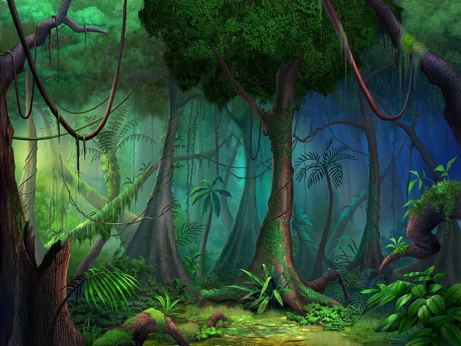 Jungle Mixed Media - Rainforest by Philip Straub