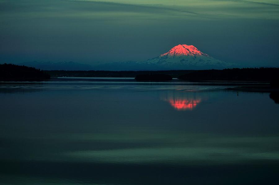 Sunset Photograph - Rainier Dreaming by Benjamin Yeager