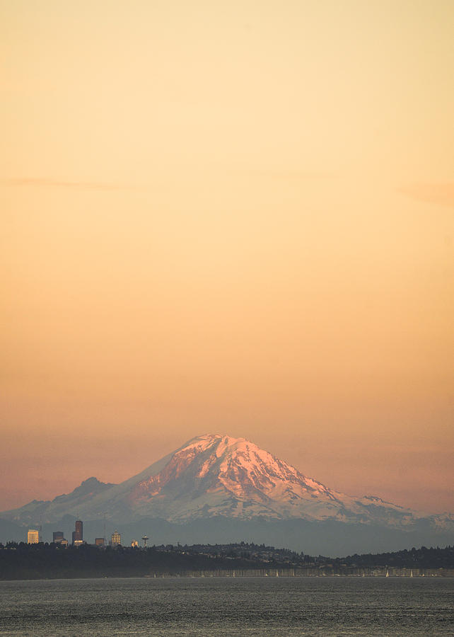 Mount Rainier Sunset I Photograph by Ronda Broatch