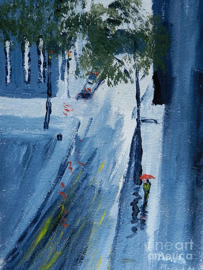 Raining Again Painting