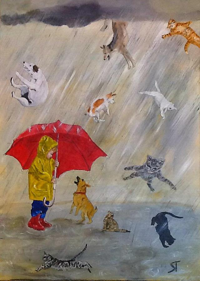 Дожди кэт. It's raining Cats and Dogs. Дождя Кэт.