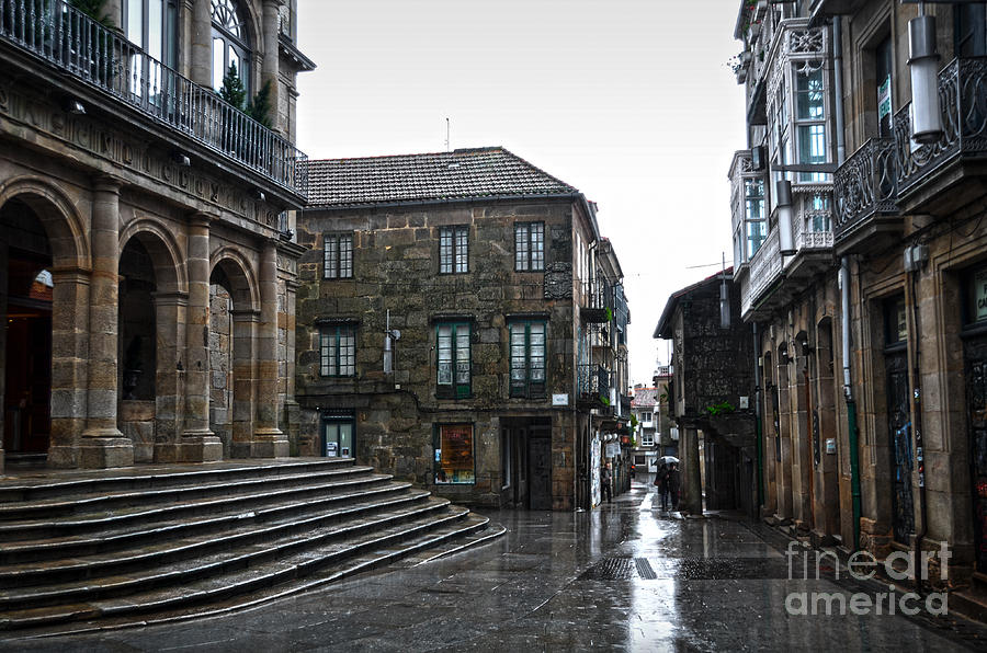 Raining in Pontevedra Photograph by RicardMN Photography