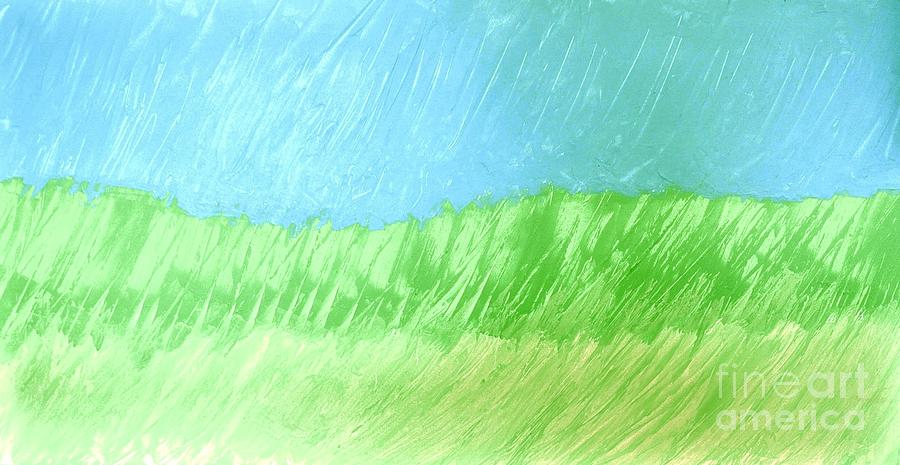 Raining in the Plains Painting by Marsha Heiken