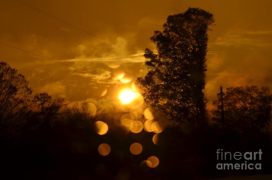 Raining Sunset Photograph by Maria Urso