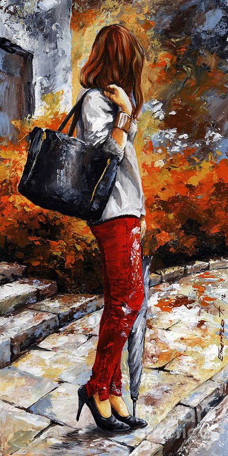 Rainy day - After the Rain II Painting by Emerico Imre Toth