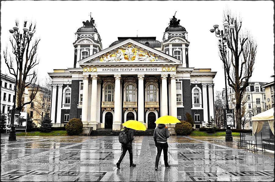 Rainy day in Sofia Photograph by Rumiana Nikolova