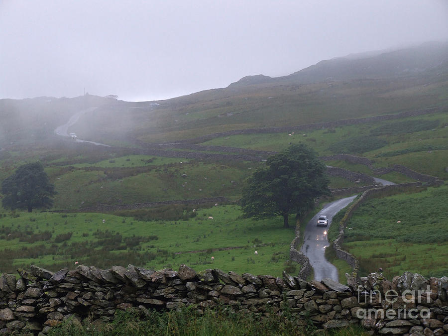 A Rainy Day in the Lake District - England Photograph by Phil Banks