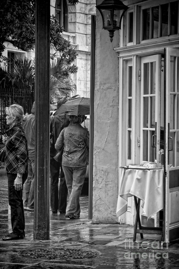 Rainy Day Lunch New Orleans Photograph by Kathleen K Parker