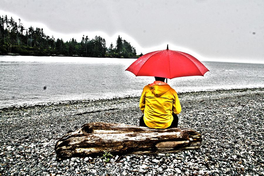Rainy Day Meditation Mixed Media by Alicia Kent