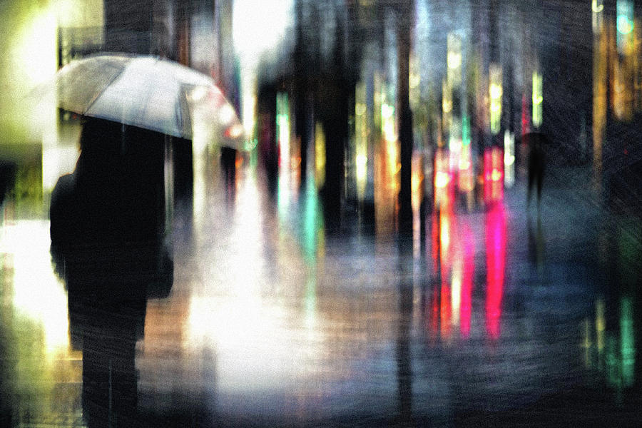 Abstract Photograph - Rainy Day by Teru
