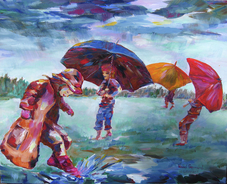 Rainy Days Painting by Naomi Gerrard