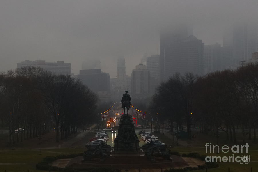 Rainy In Philadelphia Photograph by Geri Glavis