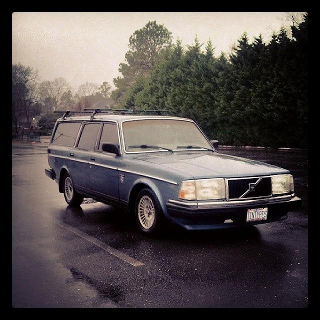 Volvo Photograph - Rainy Morning. Cant Wait Till I Can by Chris Morgan