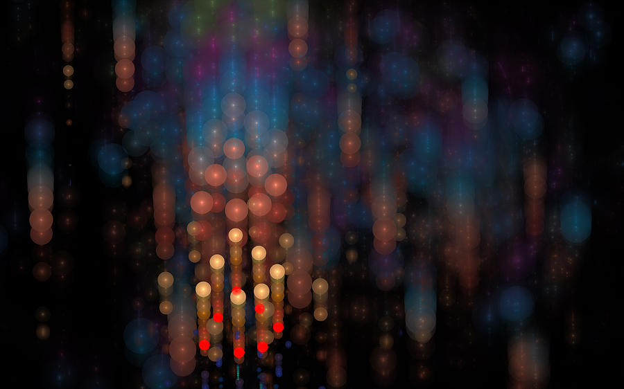 Rainy Night Digital Art by Gary Blackman