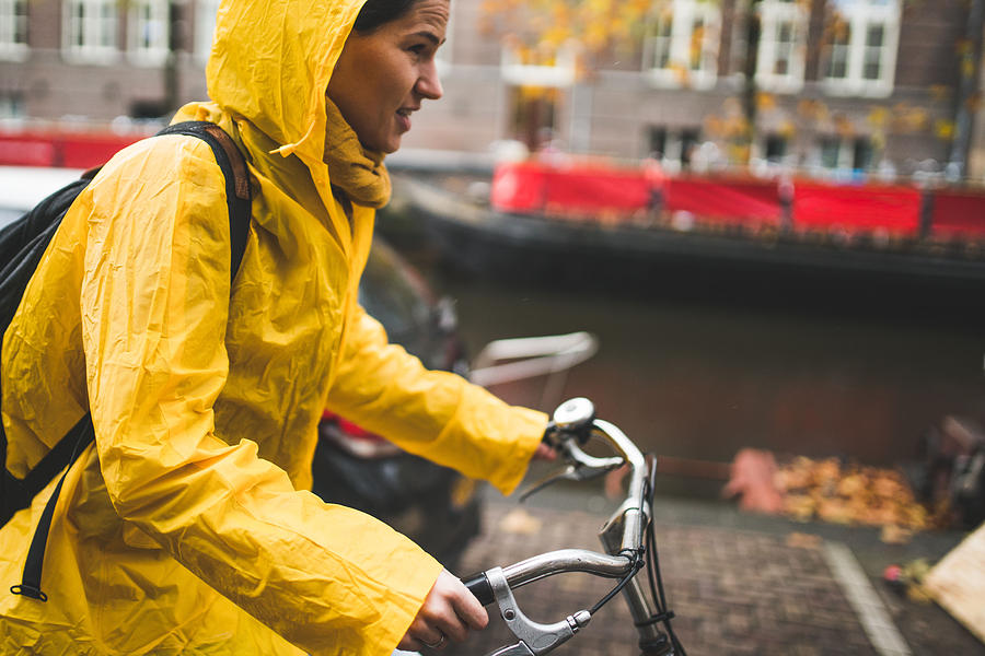 Rainy ride Photograph by Freemixer