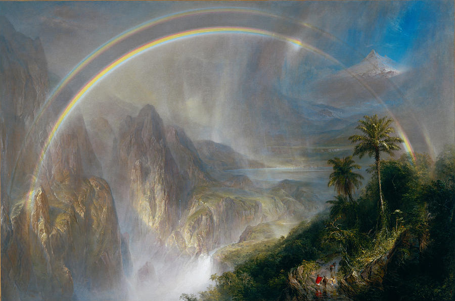 Frederic Edwin Church Painting - Rainy Season in the Tropics by Frederic Edwin Church