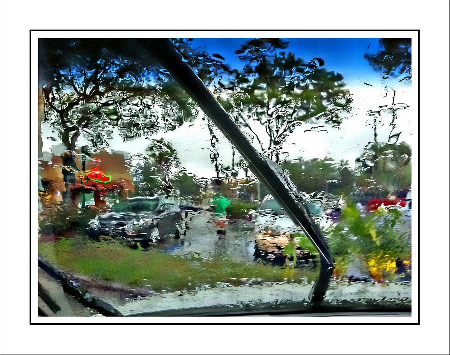 Rainy Window ver.1 Photograph by Larry Mulvehill