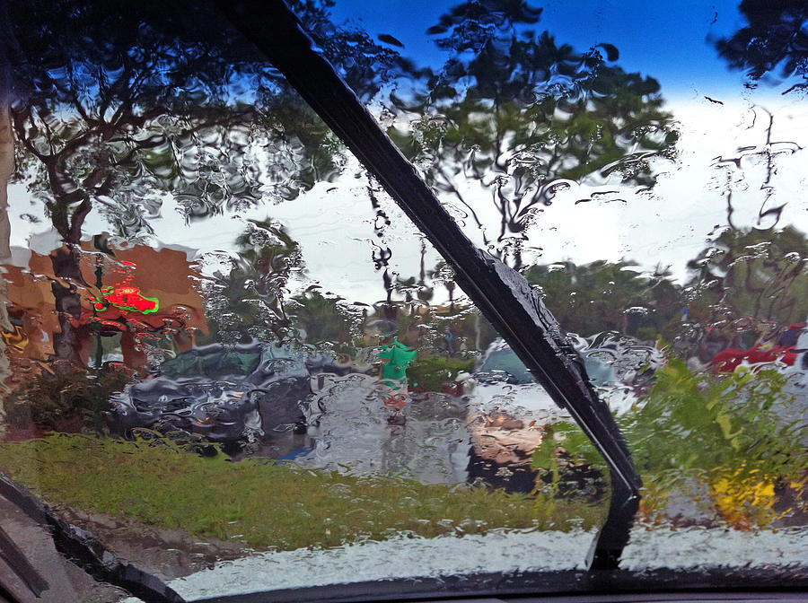 Rainy Window ver.2 Photograph by Larry Mulvehill