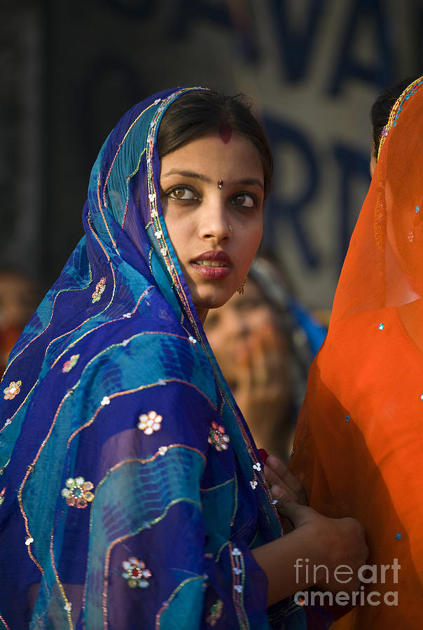 Rajatahani Eyes - Udaipur India Photograph by Craig Lovell