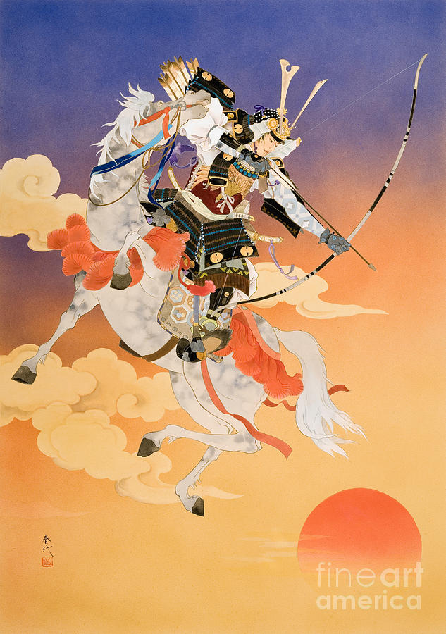 Sunset Digital Art - Rakujitsu by MGL Meiklejohn Graphics Licensing