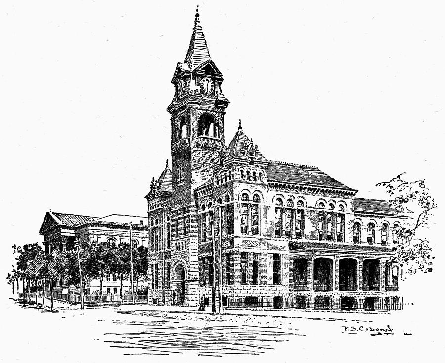 Raleigh Courthouse Painting by Granger Fine Art America