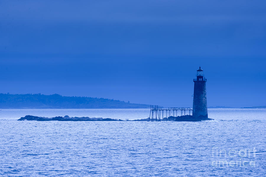 Ram Island Ledge Lighthouse Photograph by Don Landwehrle