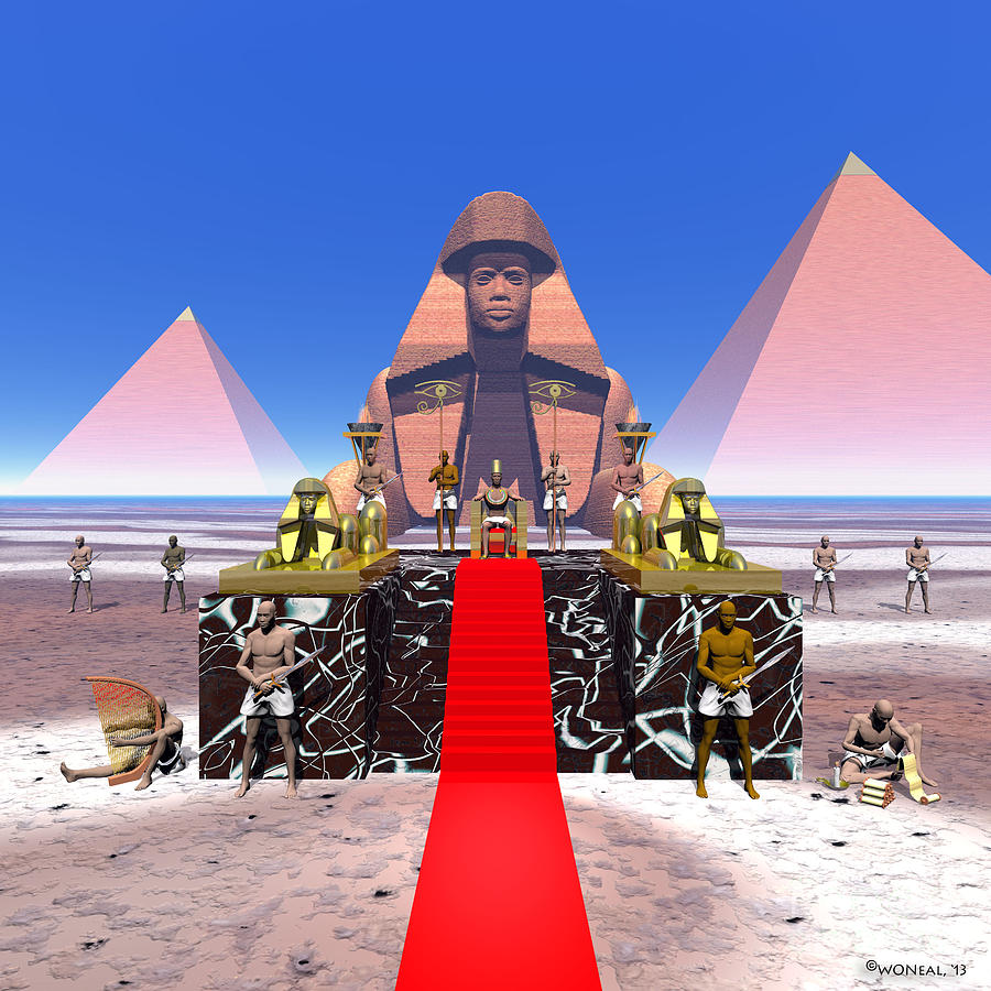 Fantasy Digital Art - Ramesses II by Walter Neal