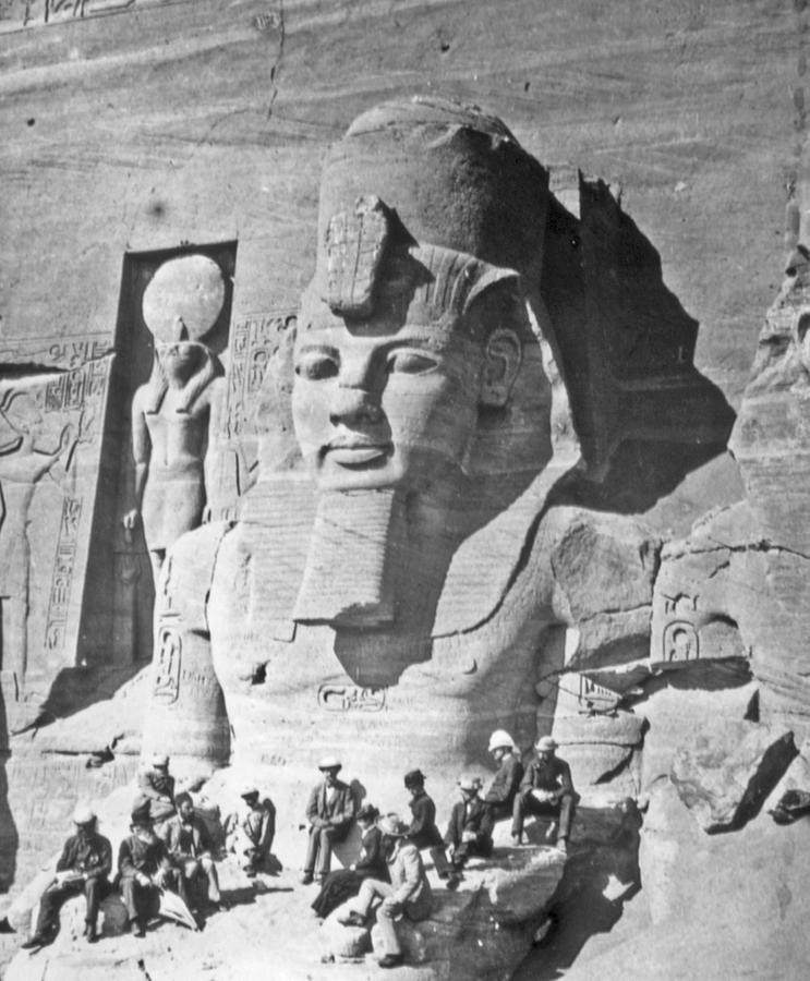 Ramesses Tomb Archilogical Study c 1900 Vintage Photograph Photograph by A Macarthur Gurmankin