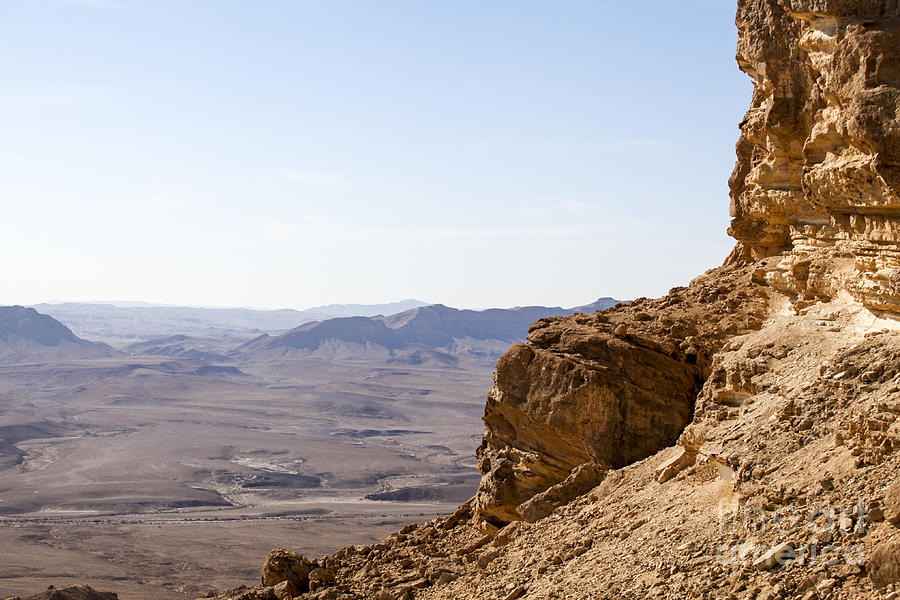 Ramon crater Negev desert Israel Photograph by Gal Eitan