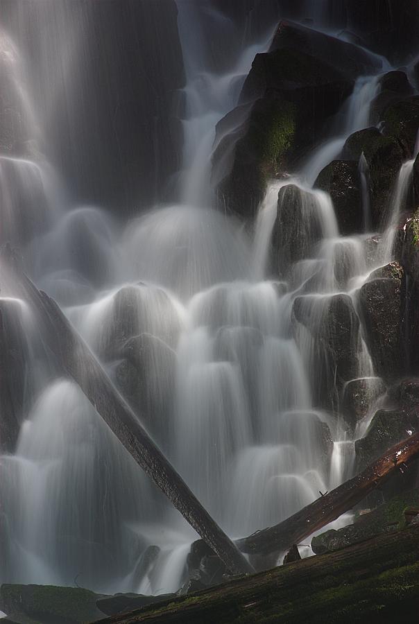 Ramona Falls Detail 2 Photograph by Ken Dietz