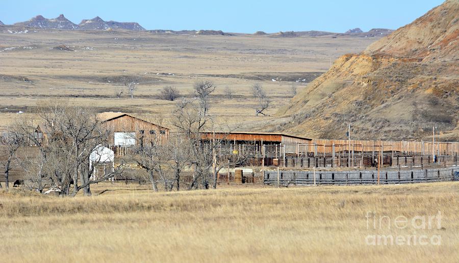 Ranch In The Badlands Photograph By Fred Phipps Fine Art America