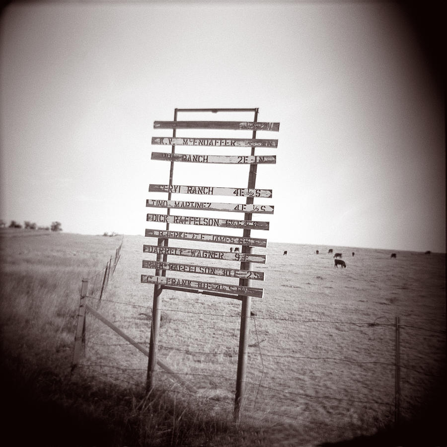 Ranch Sign Photograph by Matthew Lit