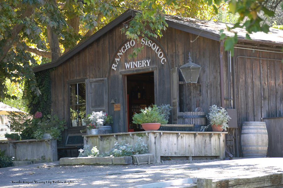 Grape Photograph - Rancho Sisquoc Winery 2 by Barbara Snyder